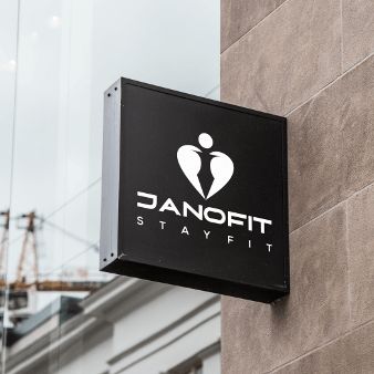 Logo Black White Design Flat Design Janosfit 994894