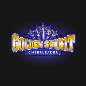 Sportverein Logo Golden Spirit Cheerleader 843749