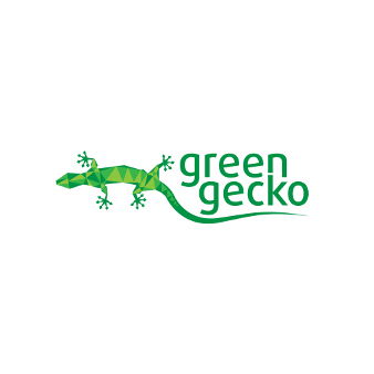 green gecko umweltfreundliches logo