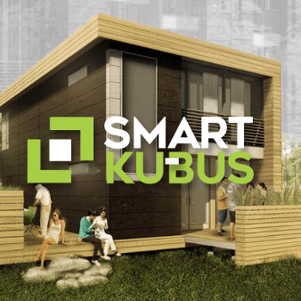 smart kubus grünes typo logo