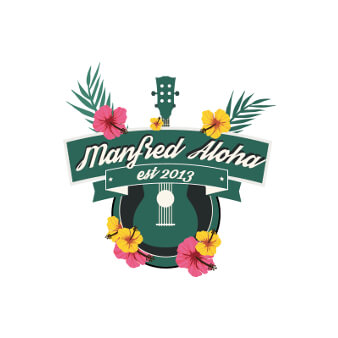 Banner Logo Design Manfred Aloha