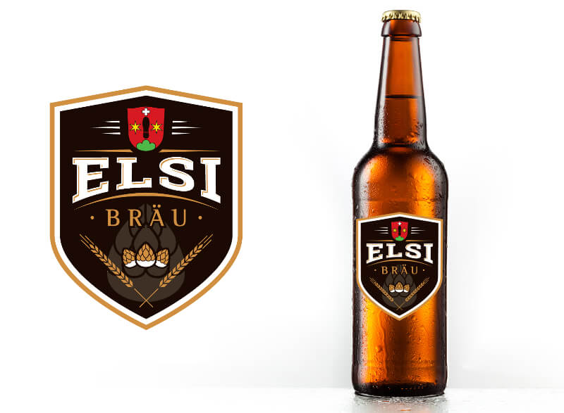 ELSI BRÄU Emblem Logo