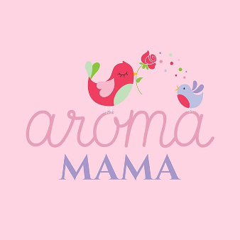 Aroma Mama Girly Logo Rosa