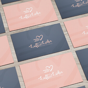 Luft x Liebe Hochzeitsplanung rose Logo rosa