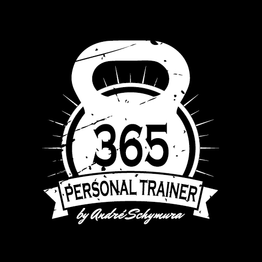 698739 365 Personal Training Black White Logo Retro