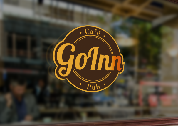 848351 Cafe Go Inn Pub Logo Design Emblem