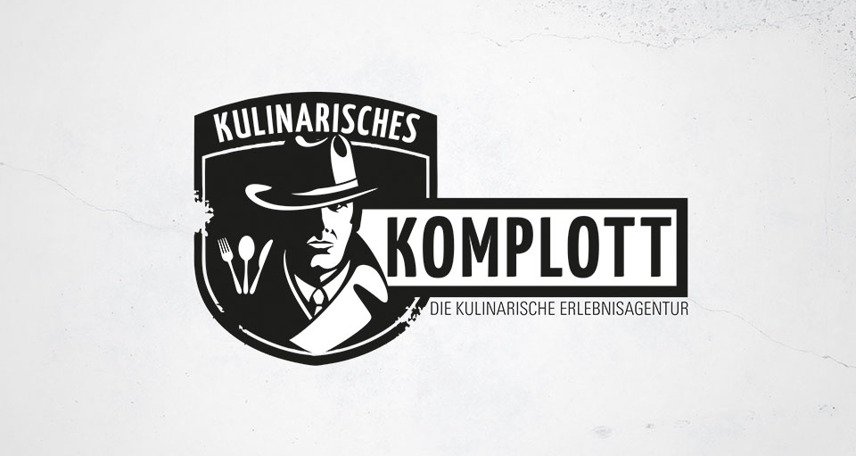 Black White Logo Vintage 788996 Kulinarisches Komplott