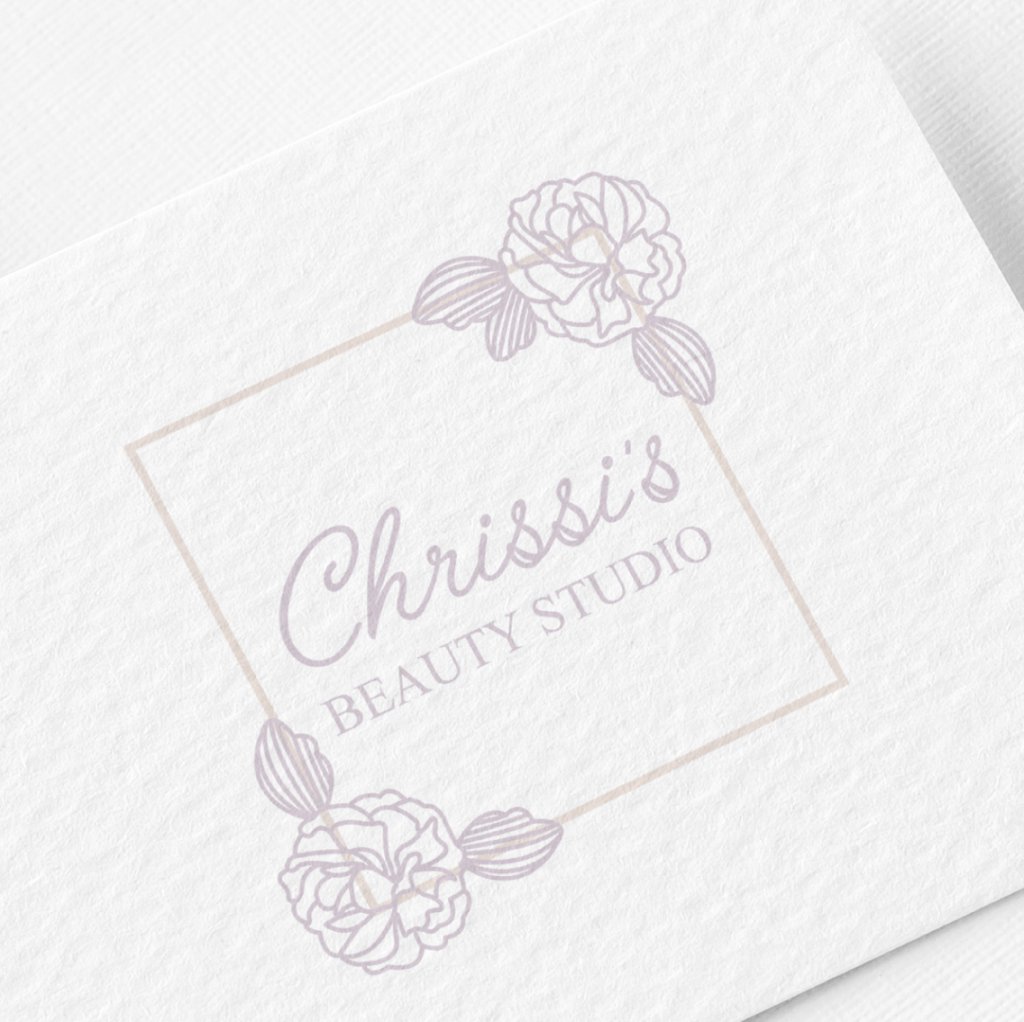 Chrissi's Beauty Studio Rose Logo Rosa