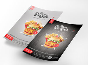 Flyer-Design Burger