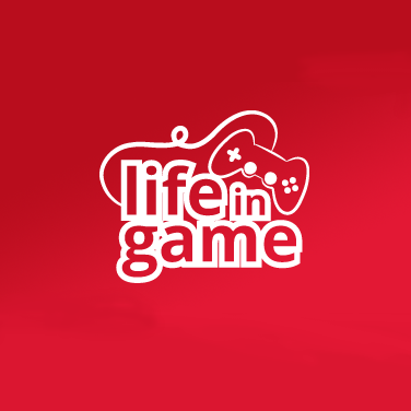 life in game logo controller gaming