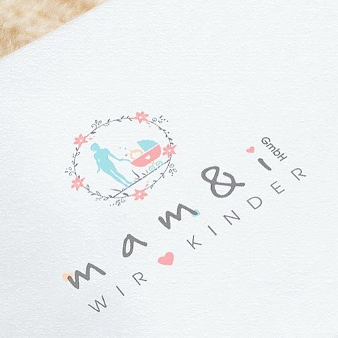 mam&i Rose Logo rosa