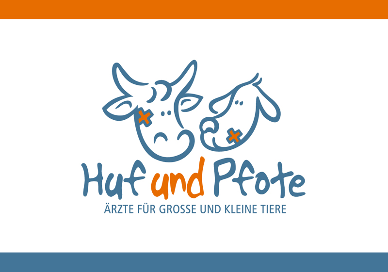 Logo Tierarztpraxis Huf und Pfote