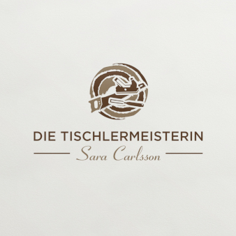 Die Tischlermeisterin Tischler Logo geometrisch