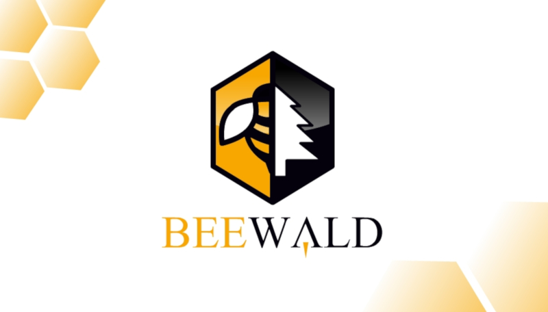 Imkerei-Logo-Design-Beewald