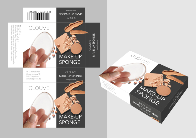 Makeup Sponge Kosmetik Verpackung