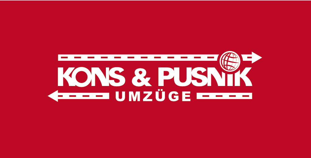 Umzugs-Logo für Kons und Pusnik Umzüge