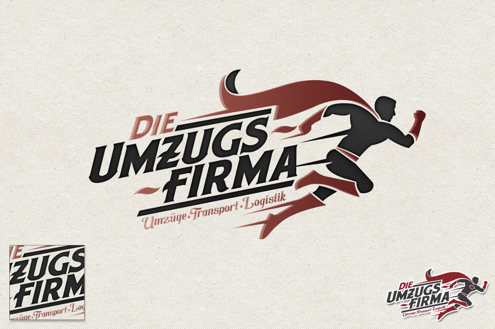 Umzugs-Logo für die Umzugsfirma