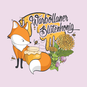 Warbollaner-Blütenhonig-Fuchshonig-Imker-Logo
