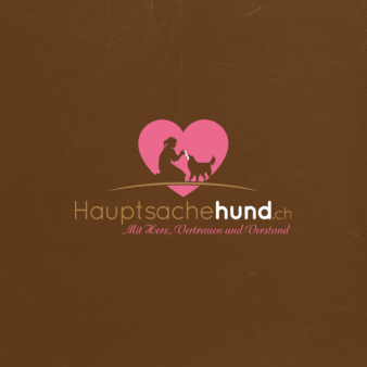 Hauptsache-Hund-Therapie-Logo-Design