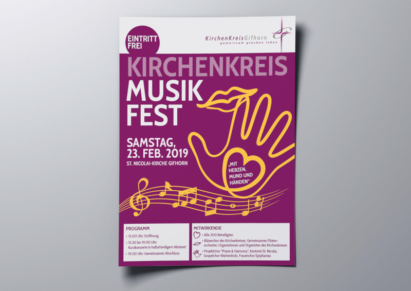 Kirchenkreis-Musik-Fest-Plakat-Design