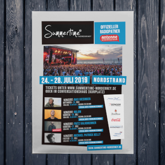 Summertime-Plakat-Design-Beispiel