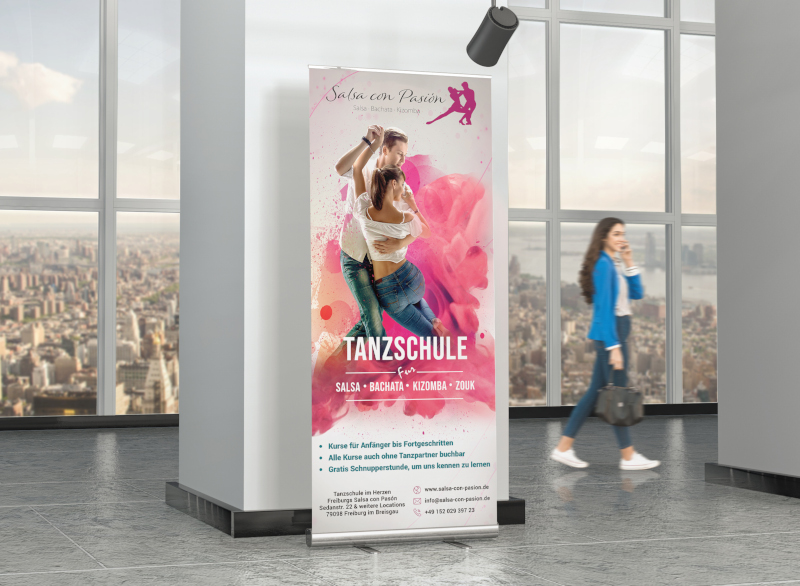 Tanzschule-Salsa-Plakat-Design-Beispiel