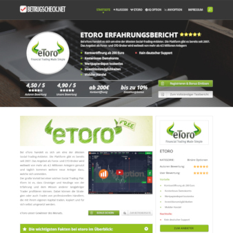 Betrugscheck.net-Landingpage-Design-Beispiele