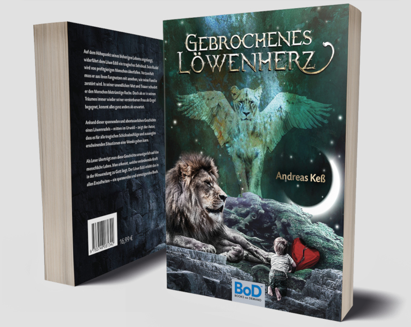 Buch-Cover-Design-Gebrochenes-Löwenherz