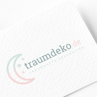 Logo mit Mond Traumdeko