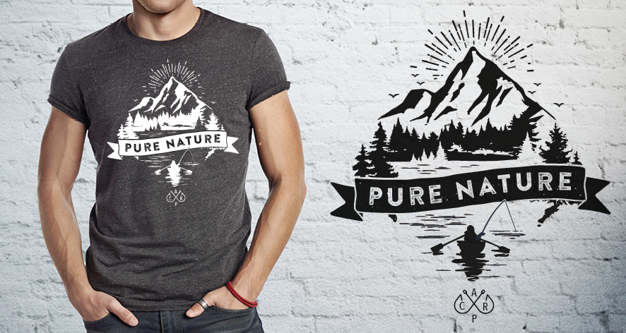 Pure Nature Angler T-Shirt