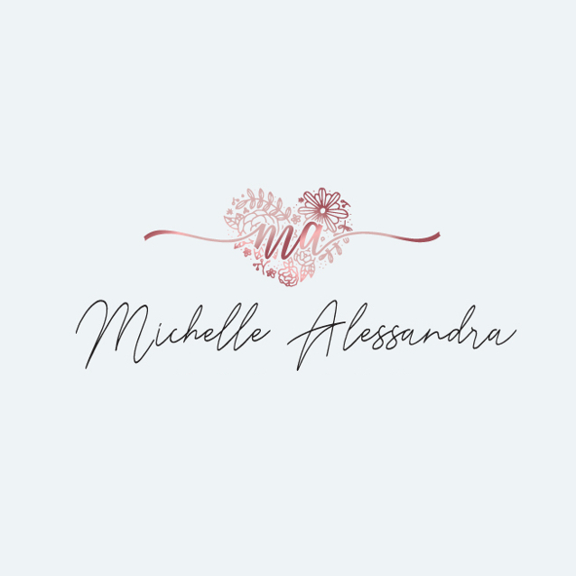 Elegantes Logo-Design für Hochzeitsplanung