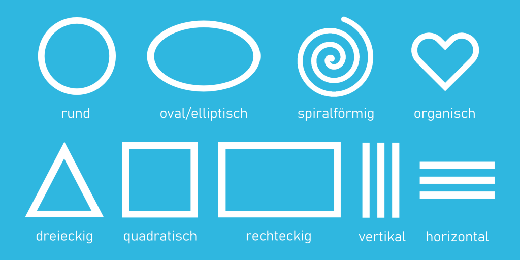 Unterschiedliche Logoformen Blog-Beitrag designenlassen.de