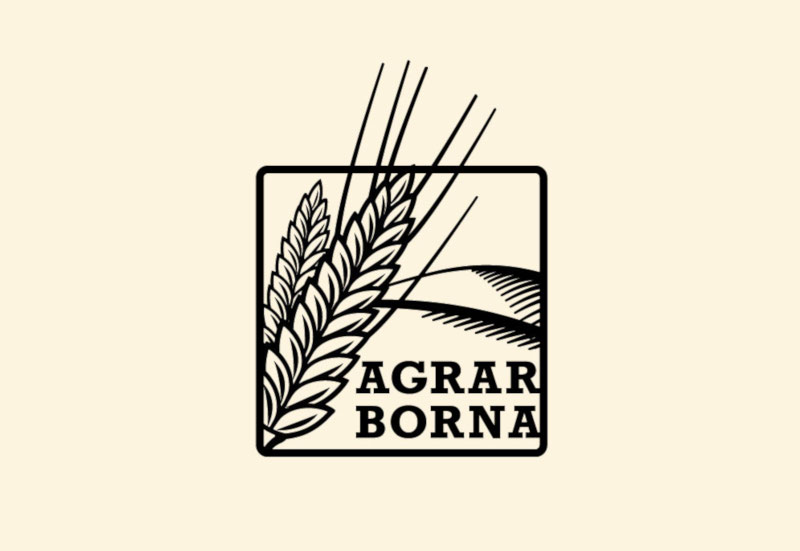 Quadratisches-Logo-Design-Agrar-Borna