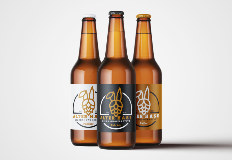 Alter-Hase-Bierhandwerkstatt-Logo-Design-fuer-modernes-Unternehmen