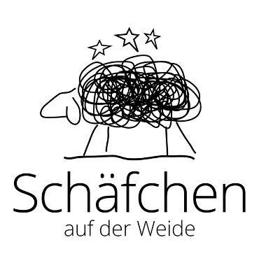 Theater Logo, Schäfchen auf der Weide