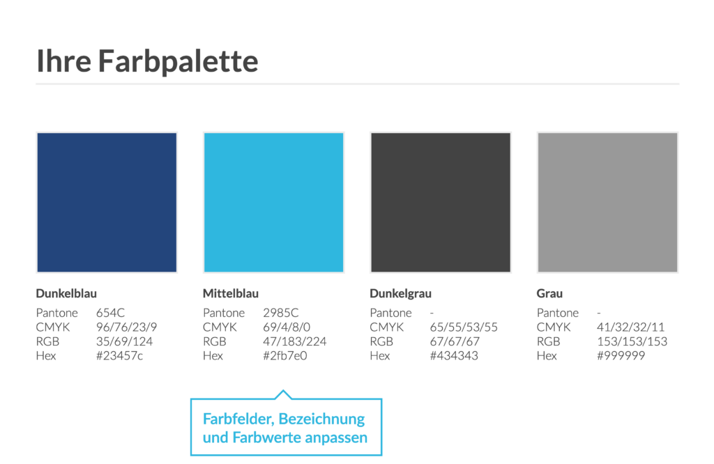 Marken Styleguide Das Logo designenlassen.de