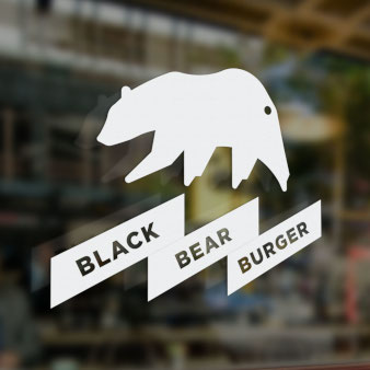 Black Bear Burger Logo-Design