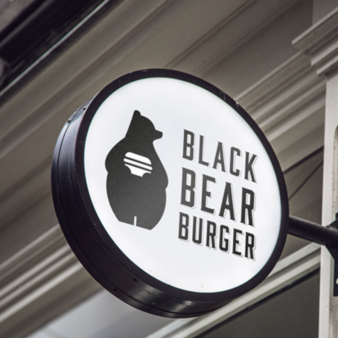 Logo Burger Black Bear Burger