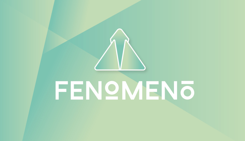 Fenomeno-Farbverlauf-Logo-Design