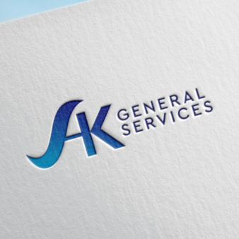 General Services Logo mit Farbverlauf