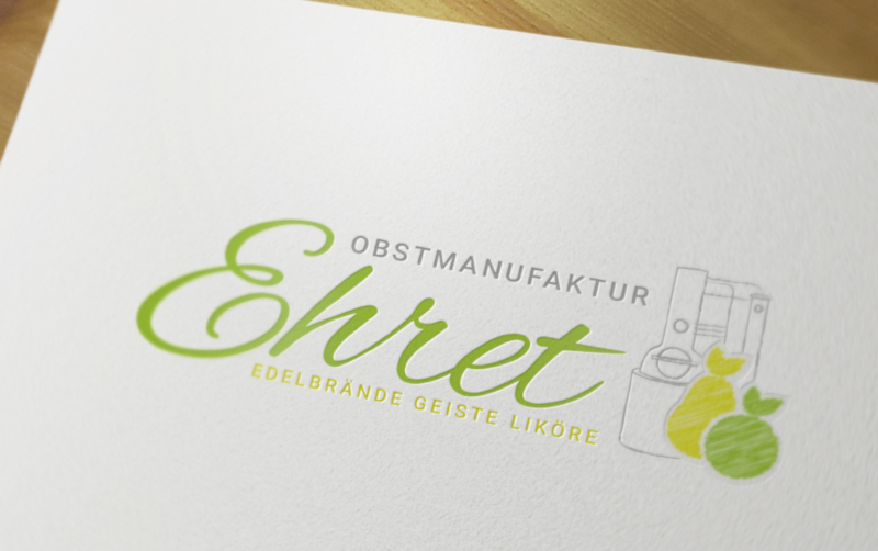 Obstmanufaktur-Ehret-Obstlogo-Design