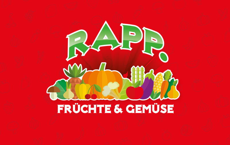 Verschiedenes Obst mit eigenem Logo - die wohl gesündeste Werbung!