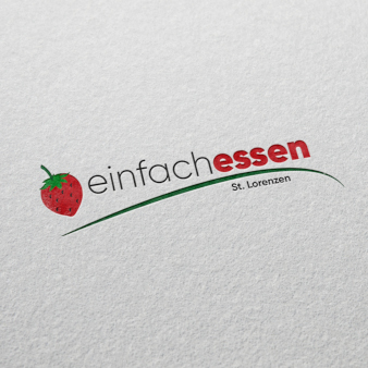 einfach-essen-Obst-Logo-Design