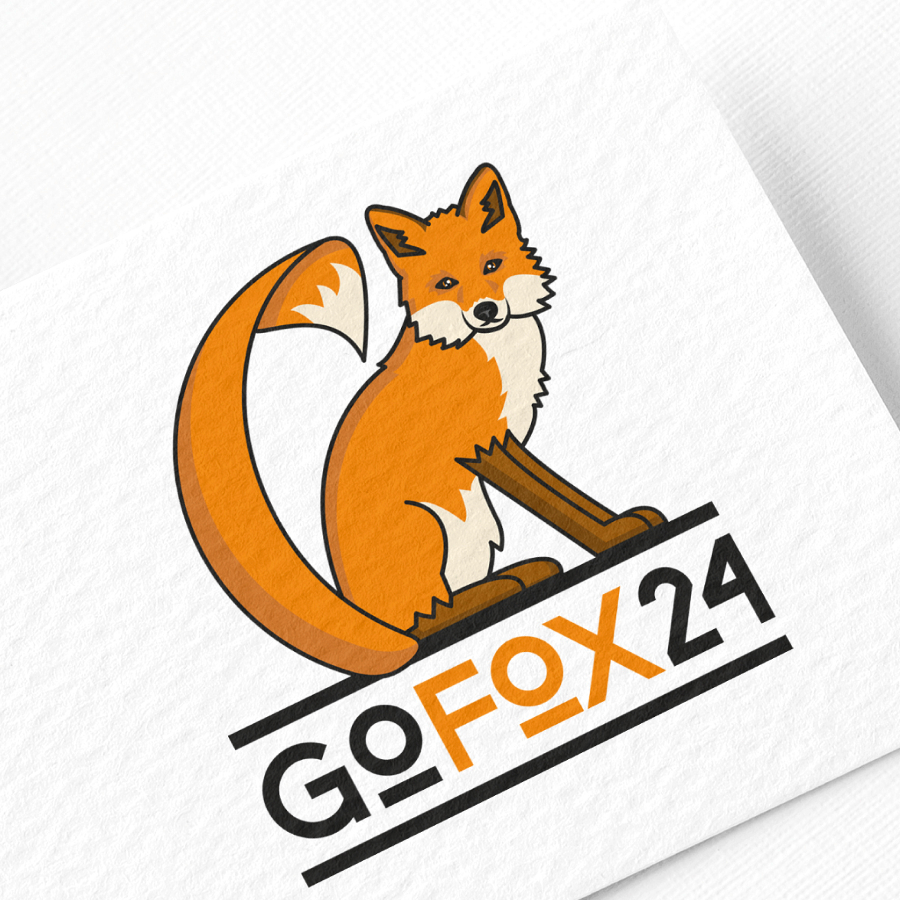 Logo-Design mit Fuchs für goFox24