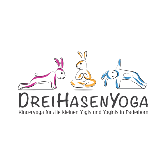 Drei Hasen Yoga Logo