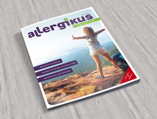 Design einer Zeitschrift für Betroffene mit Allergien