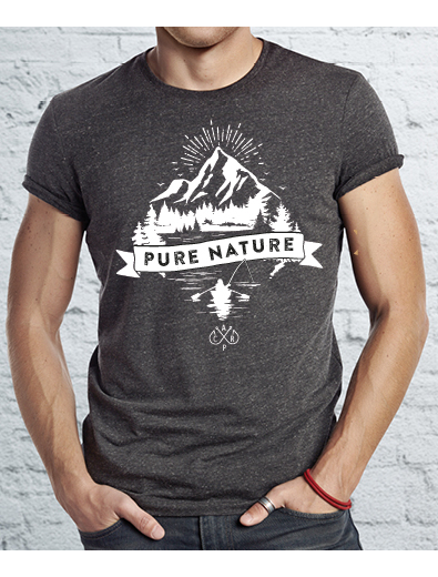 T-Shirt-Design für Angler - T-Shirt-Design Beispiel