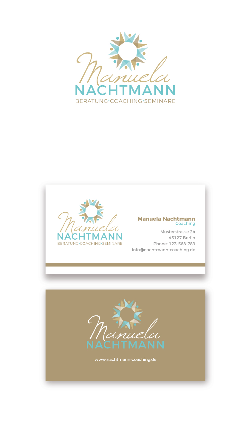Logo-Design und Visitenkarten für Coaching