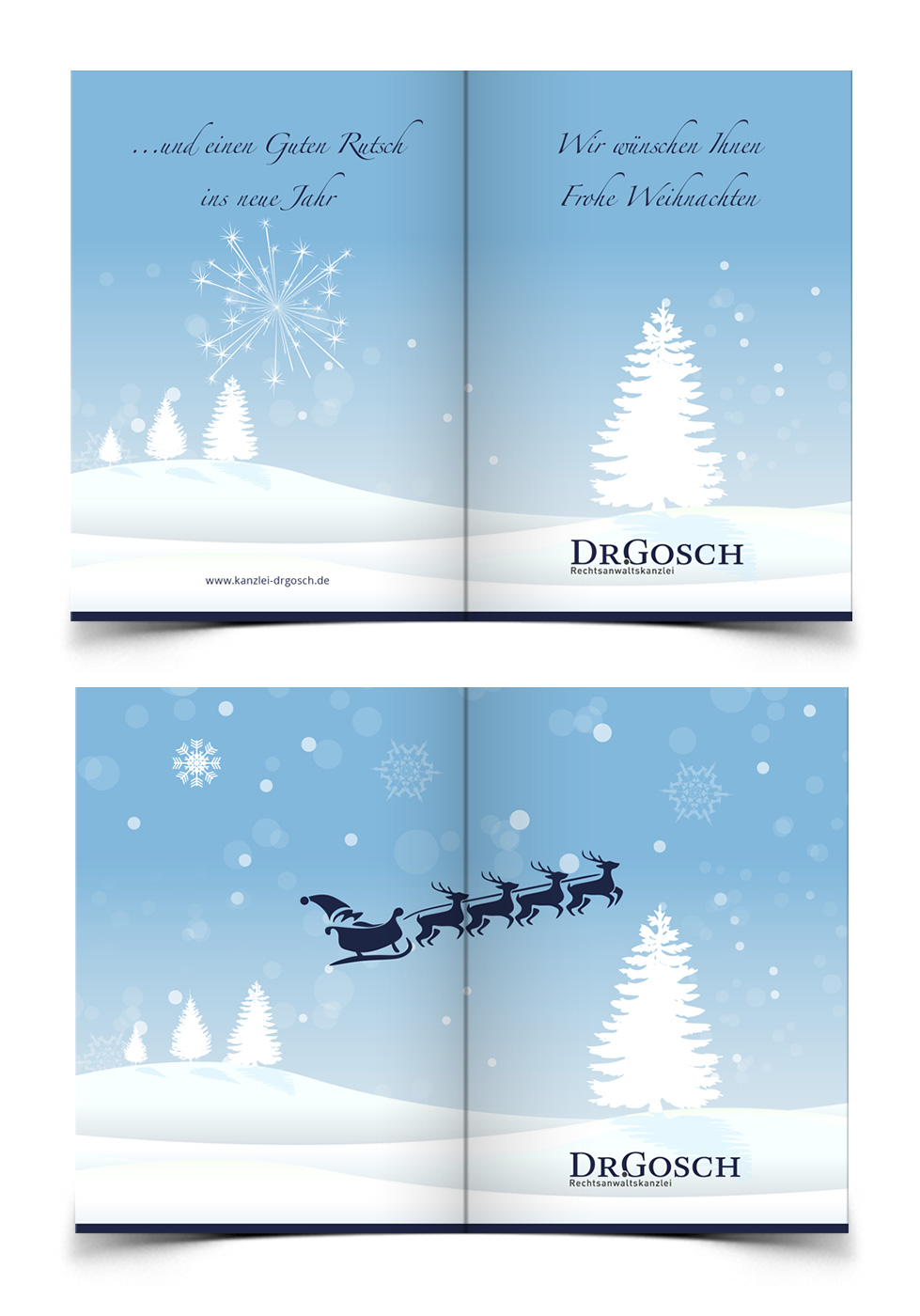 Weihnachtskarten-Design