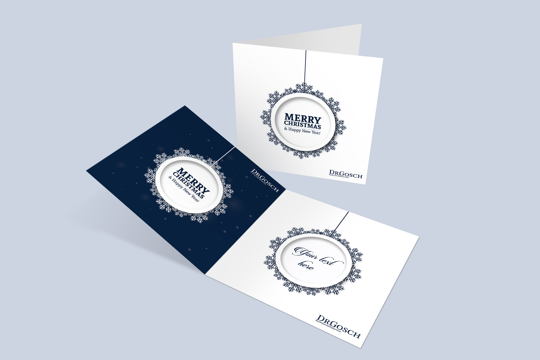 Weihnachtskarten-Design